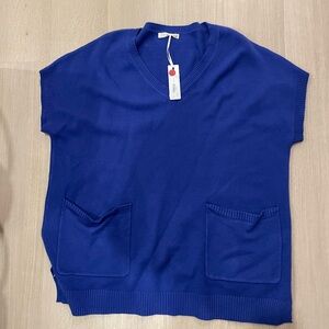 Blue Women's Jersey Top